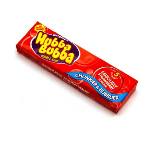 Hubba Bubba Seriously Strawberry 35 g
