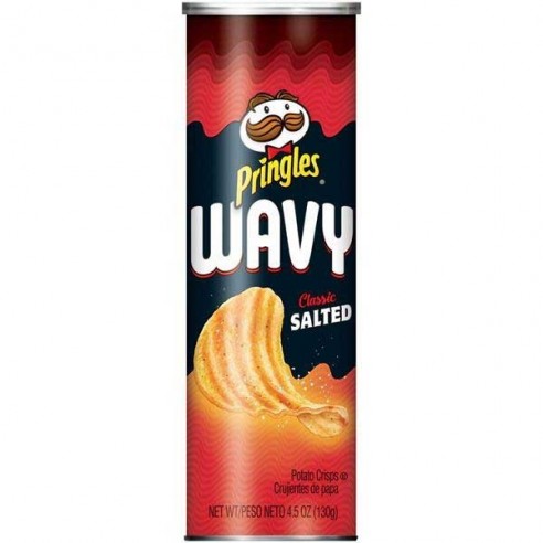 Pringles Wavy Classic Salted 130 g
