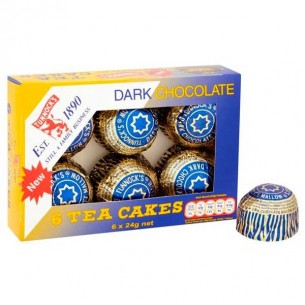 Tunnocks Dark Chocolate Teacakes 6 Pack - 144 g 2