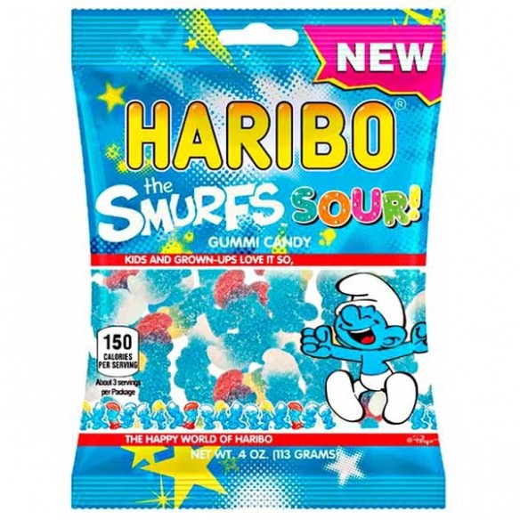 Haribo The Smurfs Sour! 113 g