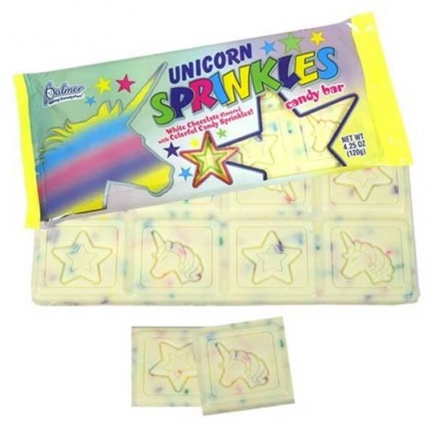 Unicorn Sprinkles White Candy Bar 120 g
