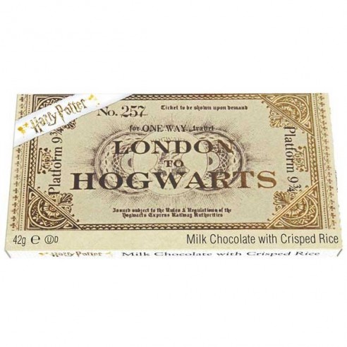 Harry Potter Hogwarts Express Ticket Milk Chocolate Bar 42 g