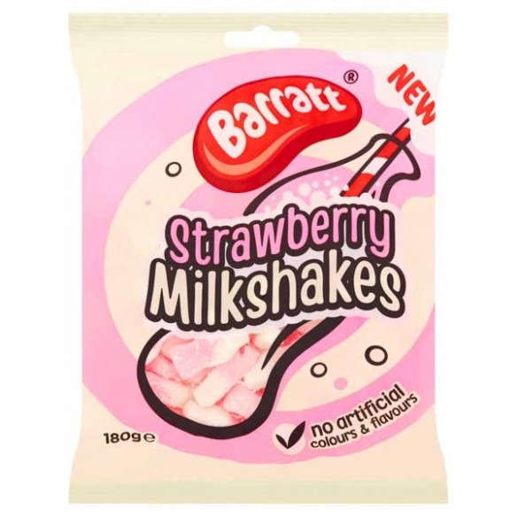Barratt Strawberry Milkshakes 180 g