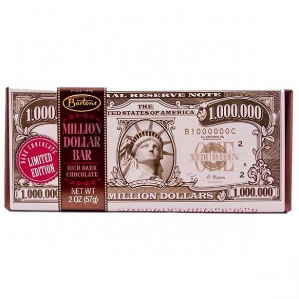 Million Dollar DARK Chocolate Bar 57 g