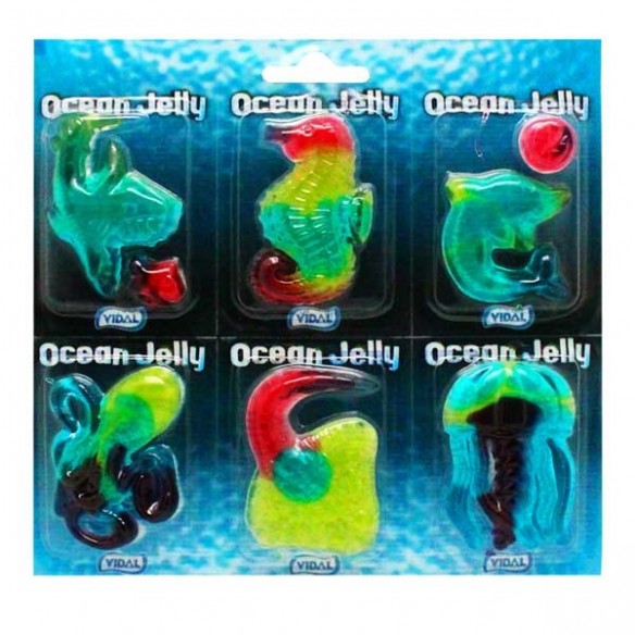 Vidal Ocean Jelly 6 Pack - 66 g