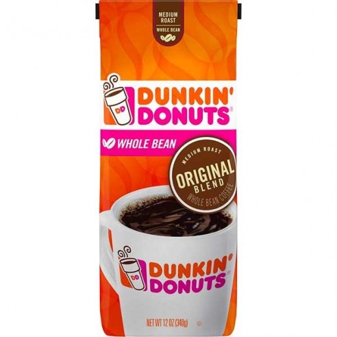 Dunkin' Donuts Original Blend Whole Bean Coffee 340 g