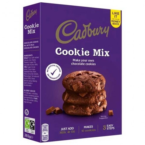 Cadbury Double Chocolate Cookie Mix 265 g