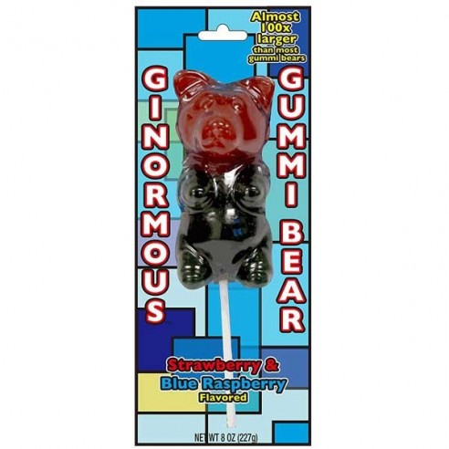 Ginormous Gummi Bear on a Stick 227 g