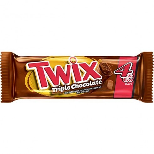 Twix Triple Chocolate 4 To Go 79.9 g