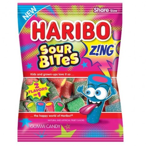 Haribo Zing Sour Bites 127 g
