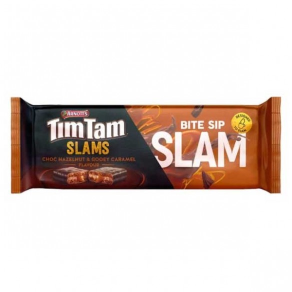 Arnott's Tim Tam Slams Choc Hazelnut & Gooey Caramel 175 g
