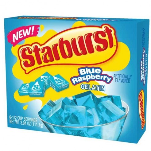 Starburst Blue Raspberry Gelatin 111.7 g