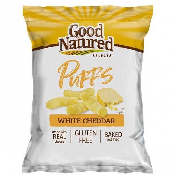 Herr's Good Natured Puffs Selects White Cheddar 184 g