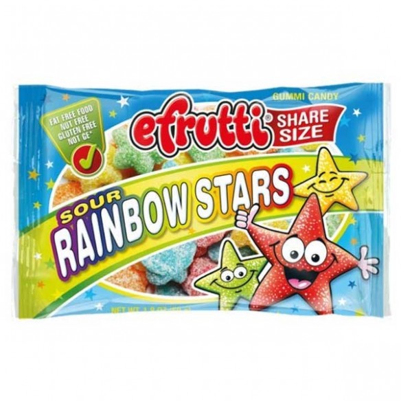 eFrutti Sour Rainbow Stars Share Size 50 g