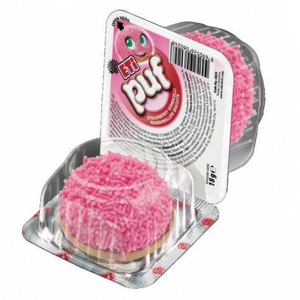 Eti PUF Strawberry Marshmallow Biscuit 18 g