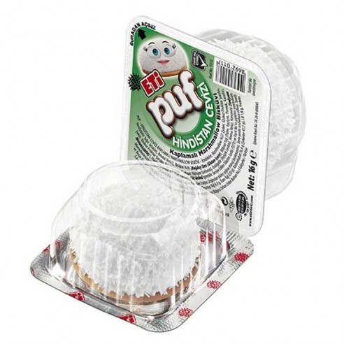 ETi PUF Coconut Marshmallow Biscuit 16 g