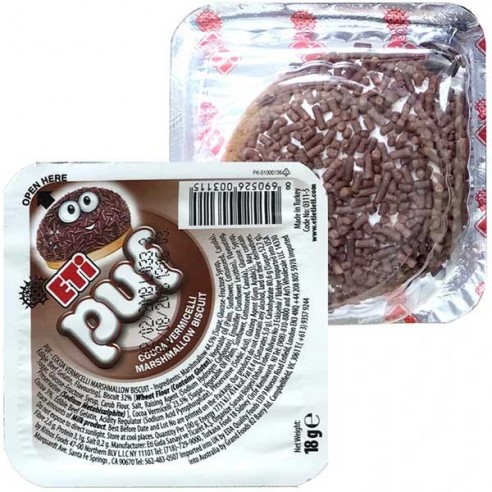 ETi PUF Cocoa Marshmallow Biscuit 18 g