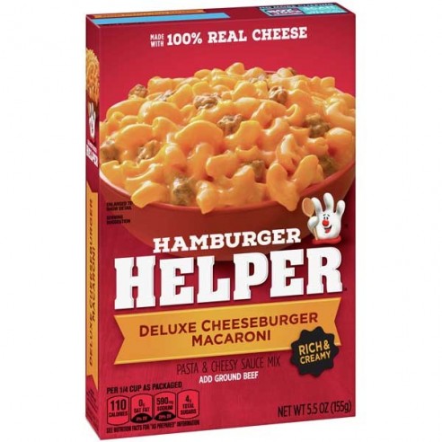 Hamburger Helper Deluxe Cheeseburger Macaroni 155 g
