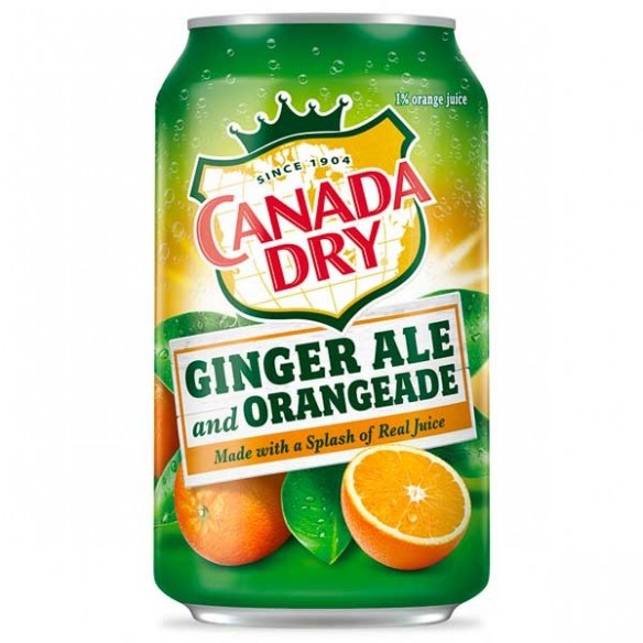 Canada Dry Ginger Ale and Orangeade 355 mL