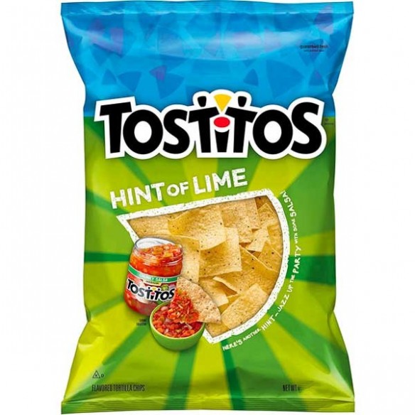 Tostitos Hint of Lime Flavored Tortilla Chips 283 g