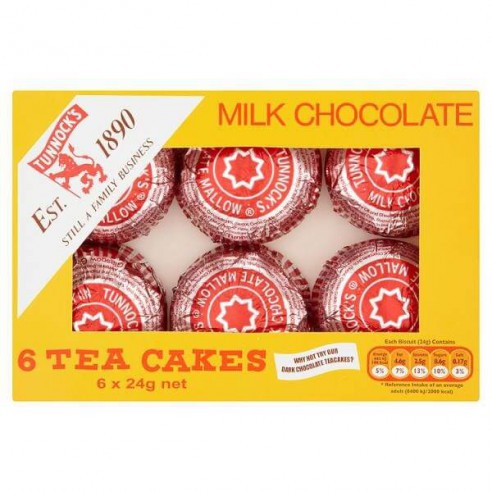 Tunnock's Tea Cakes 6 x 24 g