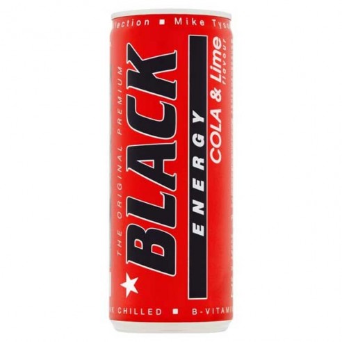 Black Energy Cola & Lime 250 mL