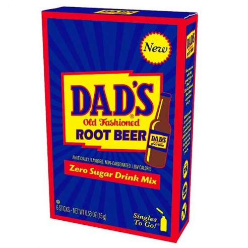 Dad's Old Fashioned Root Beer Singles to Go 6 Pack - 15 g