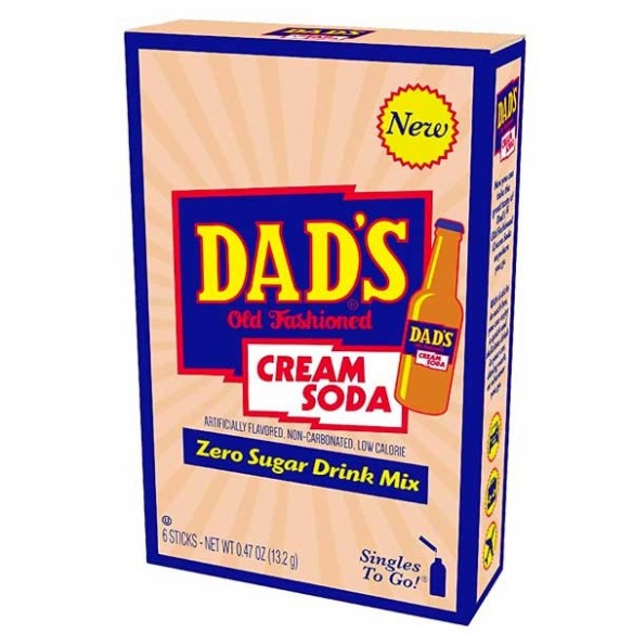 Dad's Old Fashioned Cream Soda Singles to Go 6 Pack - 13.2 g