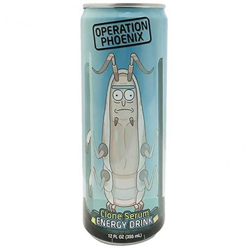 Rick & Morty Operation Phoenix Clone Serum Energy Drink 355 mL