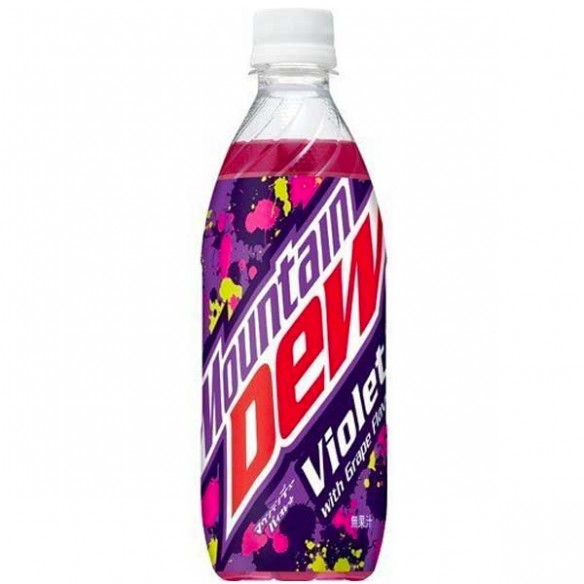 Mountain Dew Violet Grape Flavor