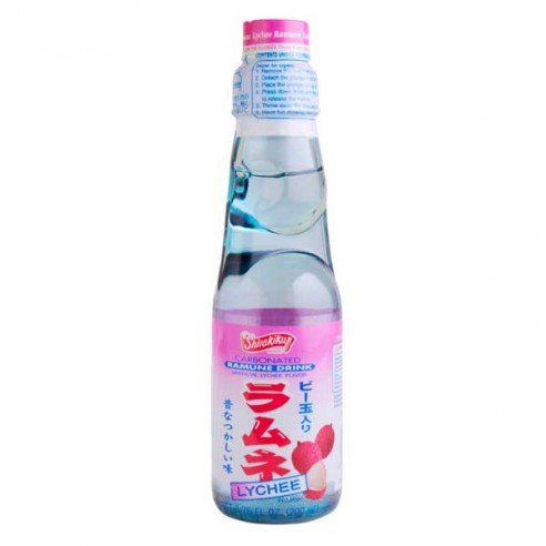Hatakosen Lychee Ramune Soda