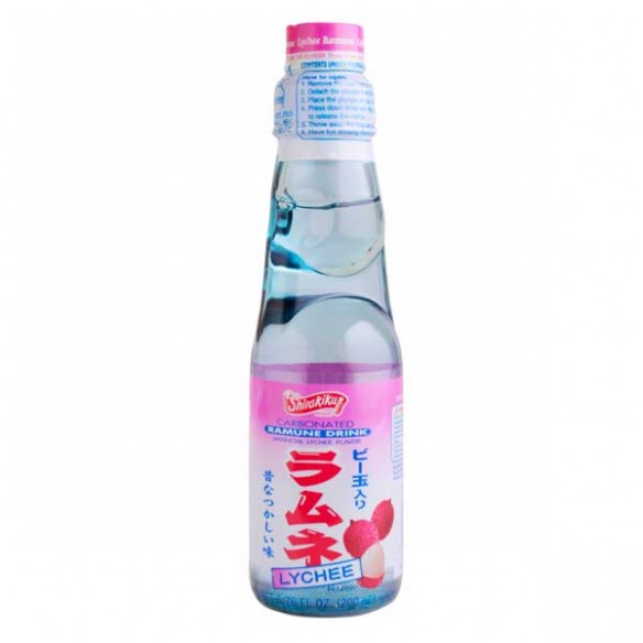 Hatakosen Lychee Ramune Soda