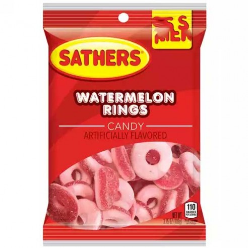Sathers Watermelon Rings