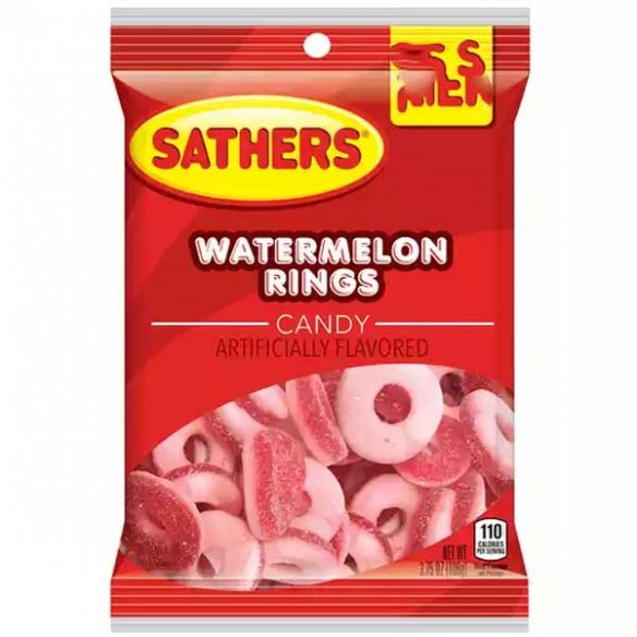 Sathers Watermelon Rings