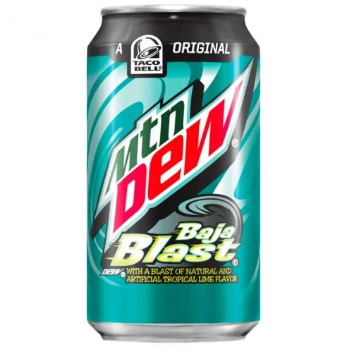 Mountain Dew Baja Blast Soda