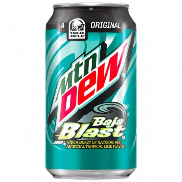 Mountain Dew Baja Blast Soda
