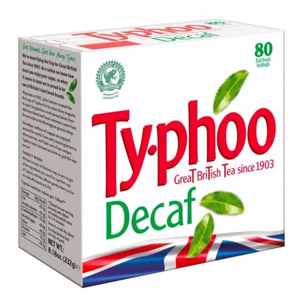 Typhoo Decaf Tea 80 Tea Bag