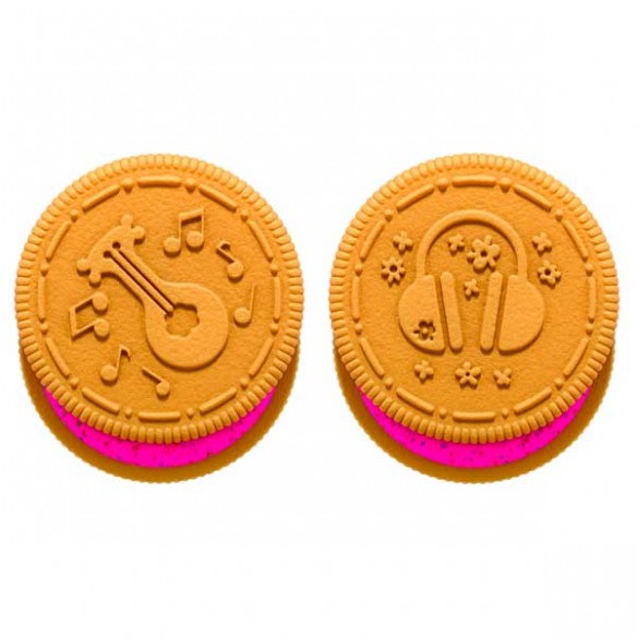 Oreo Trolls Pink Colored Creme With Glitter