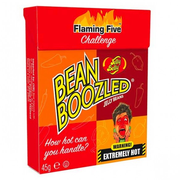 Jelly Belly Bean Boozled Flaming Five Flip Top Box