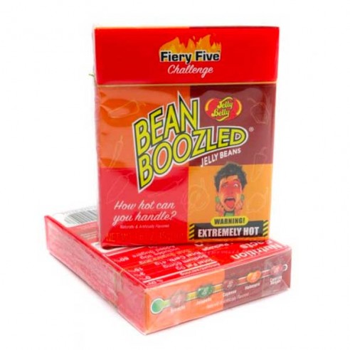 Jelly Belly Bean Boozled Flaming Five Flip Top Box