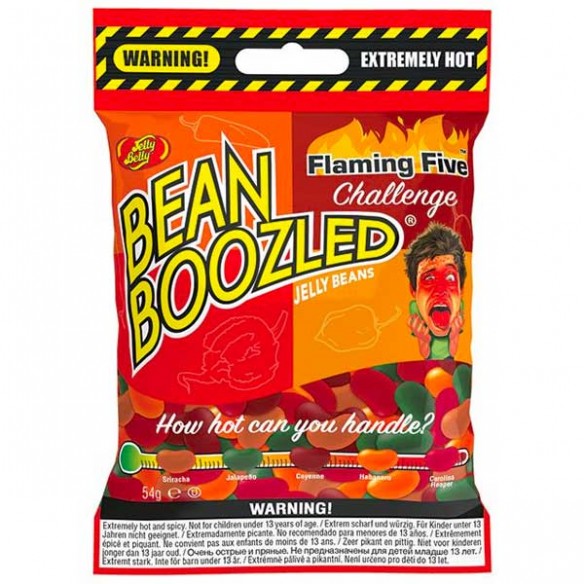Jelly Belly Bean Boozled Flaming Five Challenge Bag