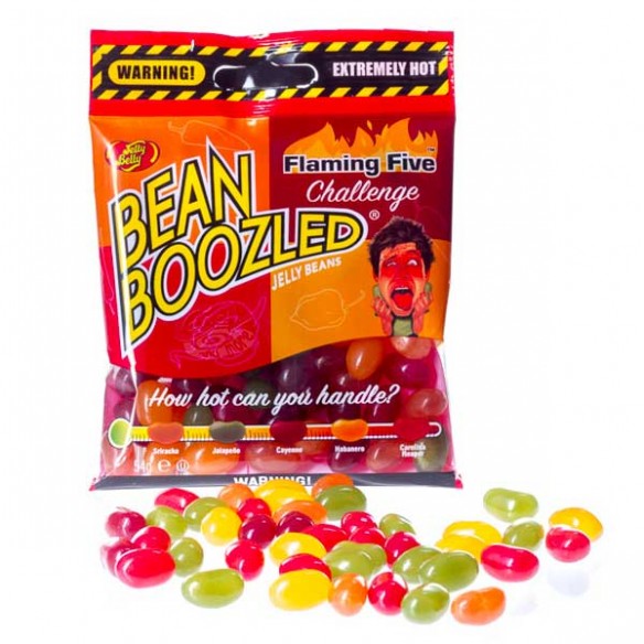 Jelly Belly Bean Boozled Flaming Five Challenge Bag