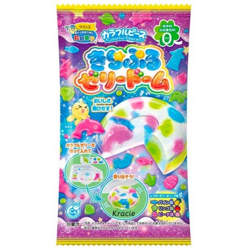 Kracie Colorful Peace Kira-Puru Jelly Dome DIY