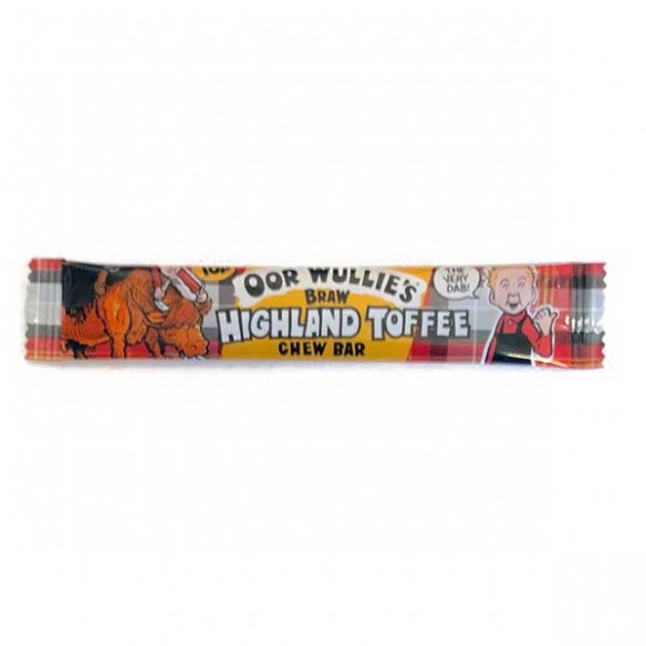 Oor Wullie's Braw HIGHLAND TOFFEE Chew Bar