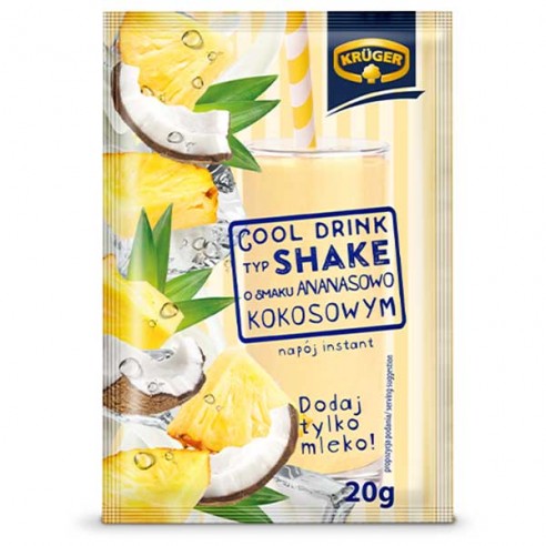 Shake Cool Drink Pineapple Coconut