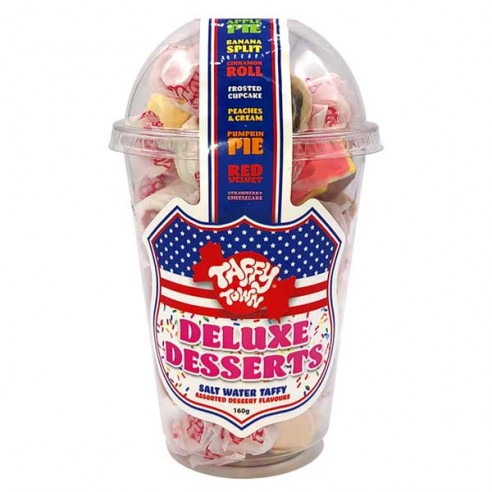 Taffy Town Deluxe Desserts Salt Water Taffy Cups
