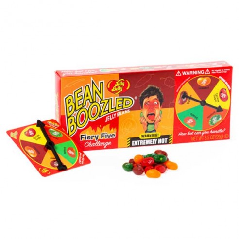 Jelly Belly Bean Boozled Flaming Five Challenge Spinner Gift Box