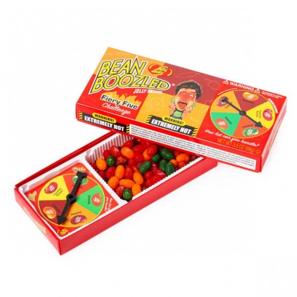 Jelly Belly Bean Boozled Flaming Five Challenge Spinner Gift Box
