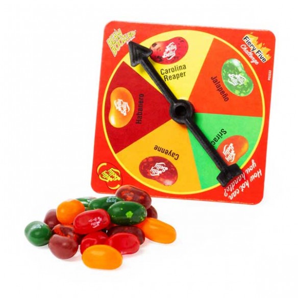 Jelly Belly Bean Boozled Flaming Five Challenge Spinner Gift Box