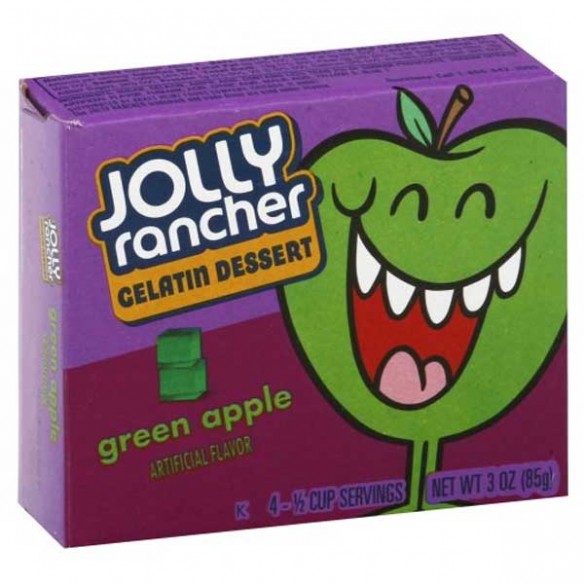 Jolly Rancher Green Apple Gelatin Dessert 85 g